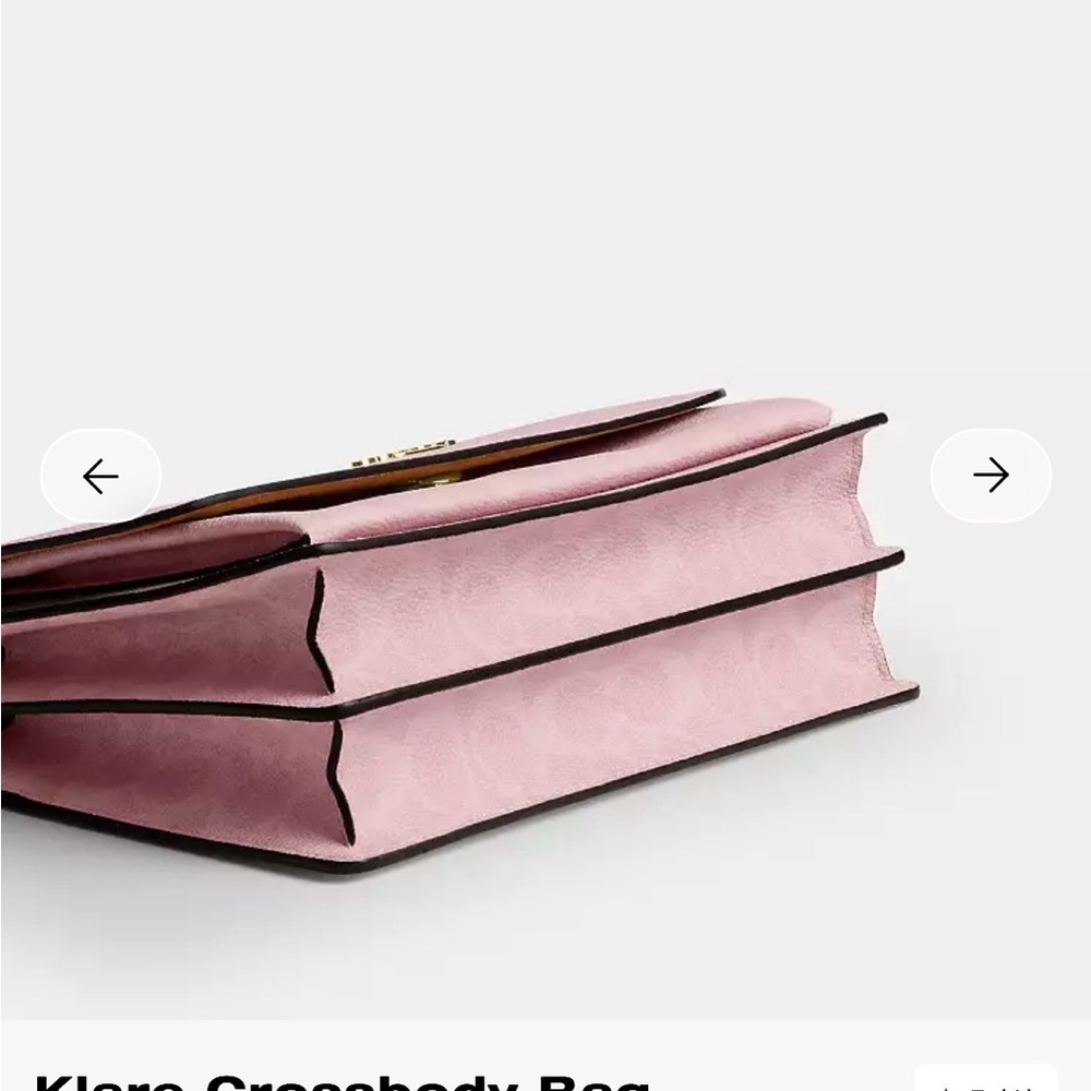 Coach Powder Pink Klare and Zip Card Case - Picture 12 of 14